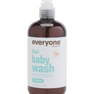 Everyone 3 in 1 BABY WASH unscented 12.75 fl oz